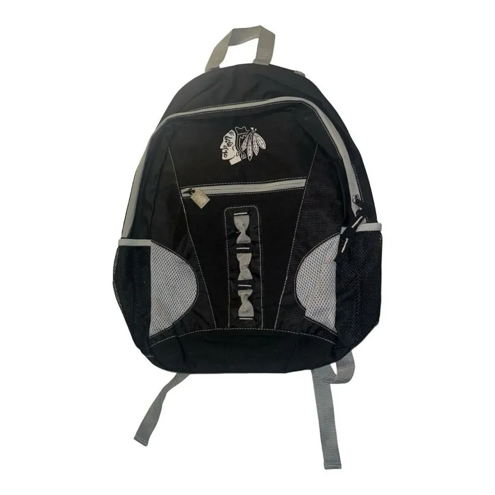 Chicago Blackhawks Backpack NHL Hockey‎ Bag Travel School
